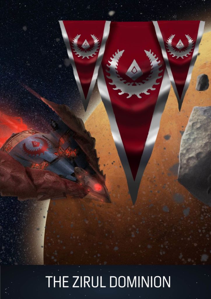 The Zirul Dominion Banner website sticker - Nebulae