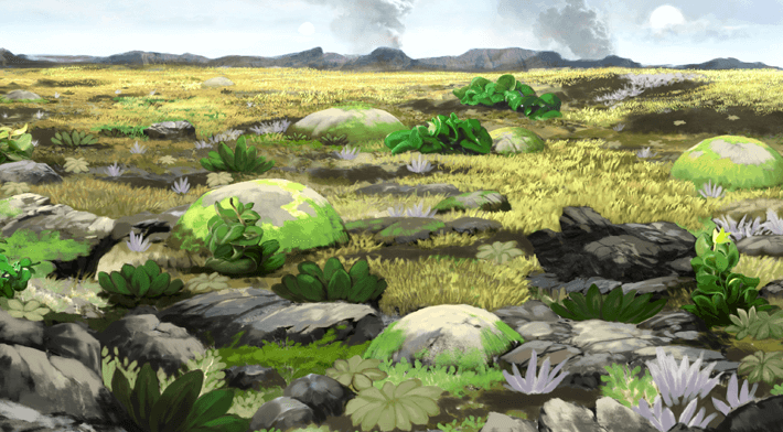 Volcanic plains